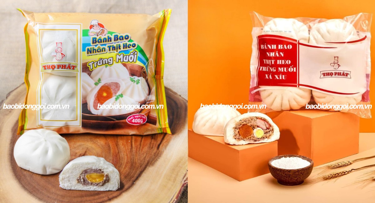 Kích thước bao bì bánh bao