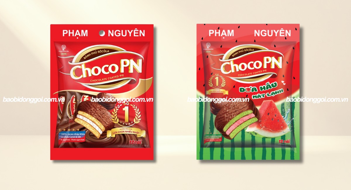 Nhận in ấn bao bì bánh chocopie