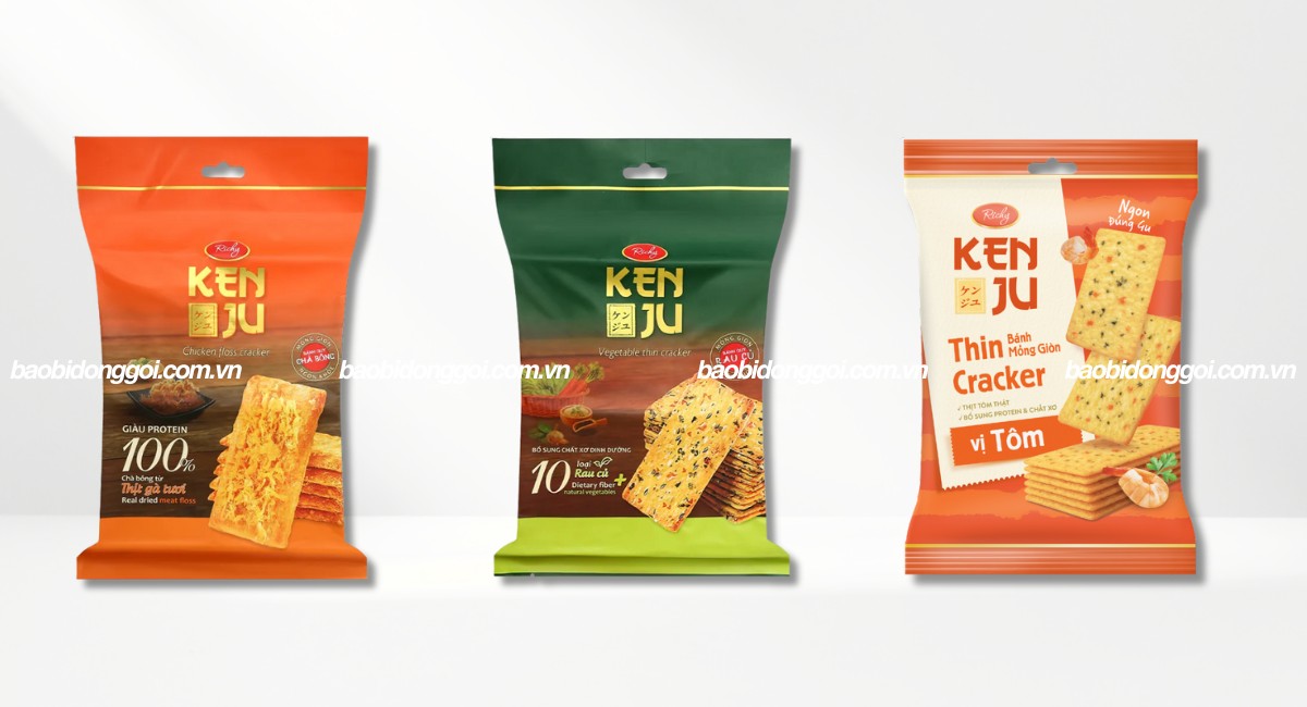 Kích thước bao bì bánh quy