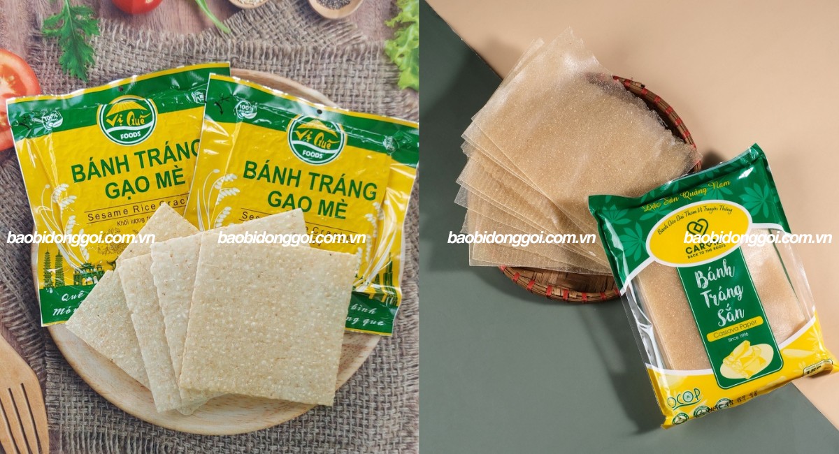Chất liệu bao bì bánh tráng