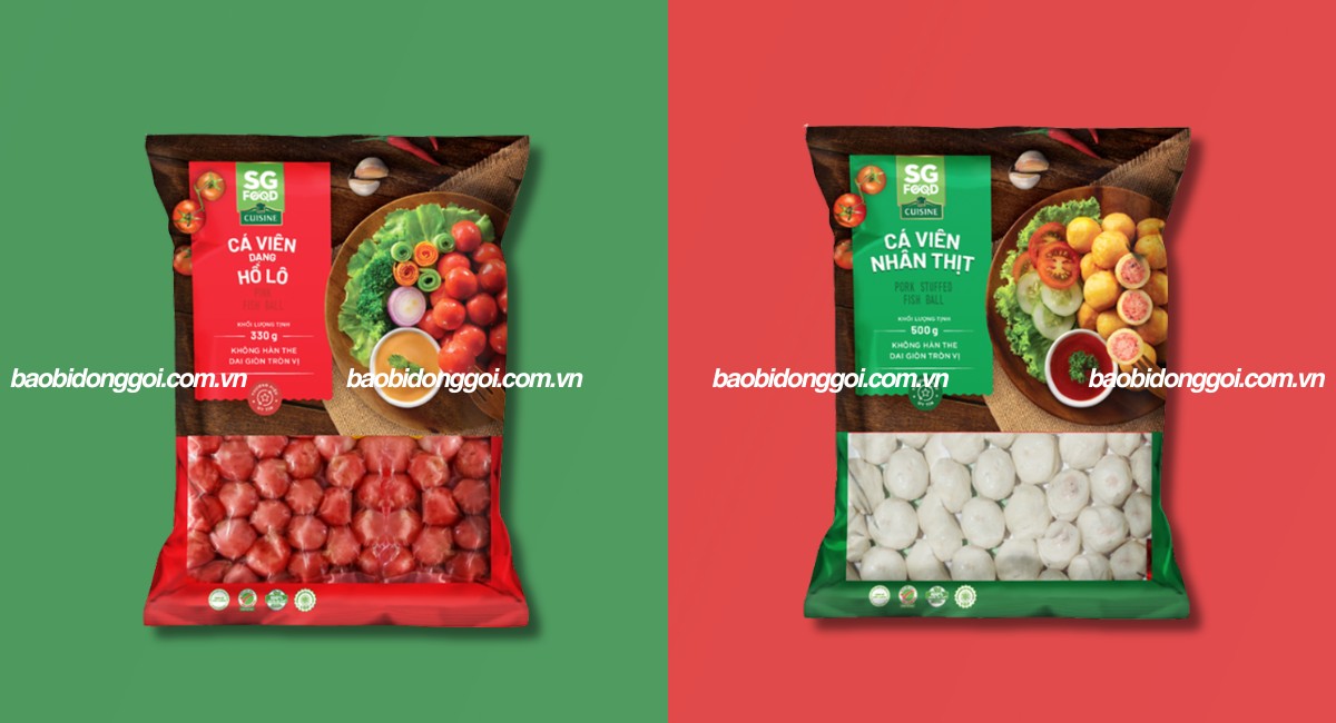 Kích thước bao bì chả cá