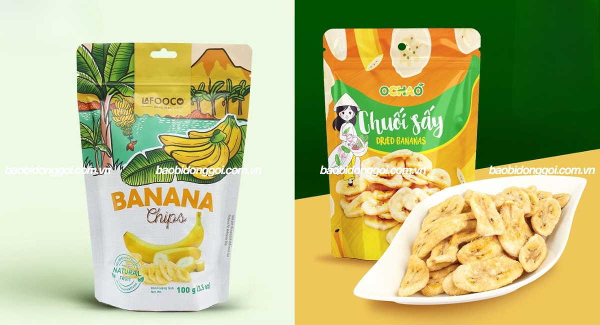 Bao bì chuối sấy