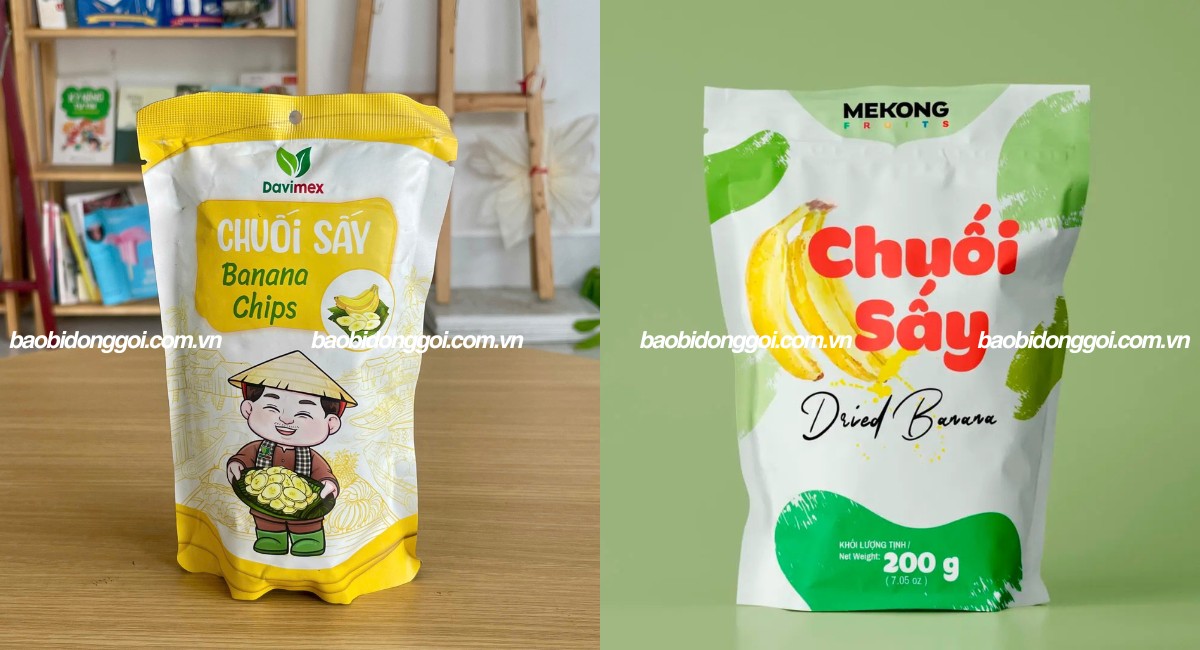 Bao bì chuối sấy