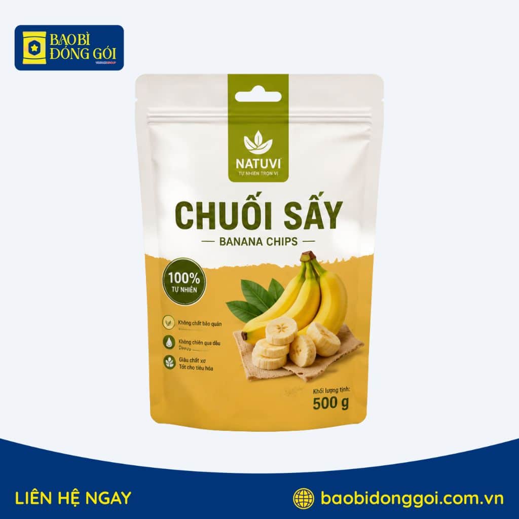 Bao bì chuối sấy