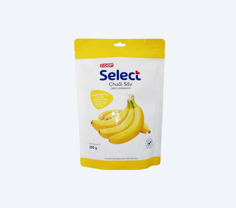 Bao bì chuối sấy