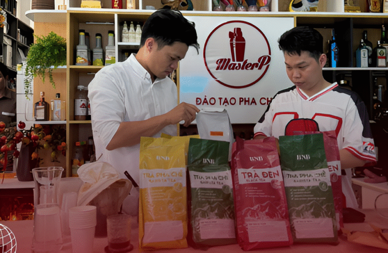 Bao Bì Đóng Gói Hợp tác với BNB trà đen