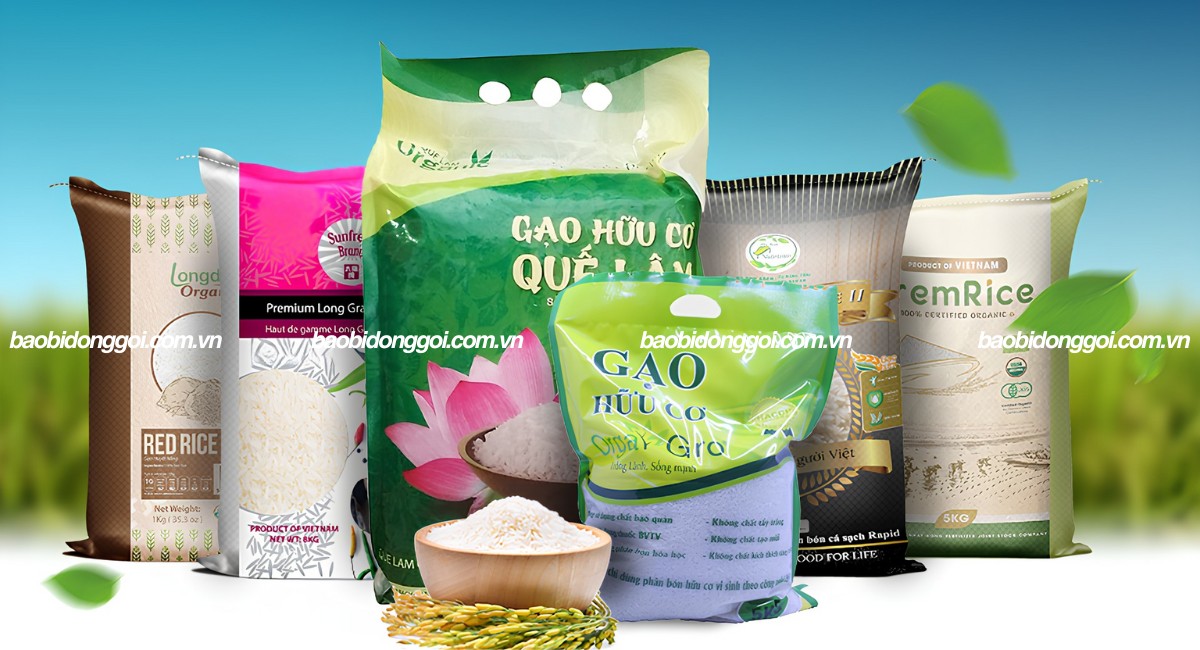 Kích thước bao bì gạo