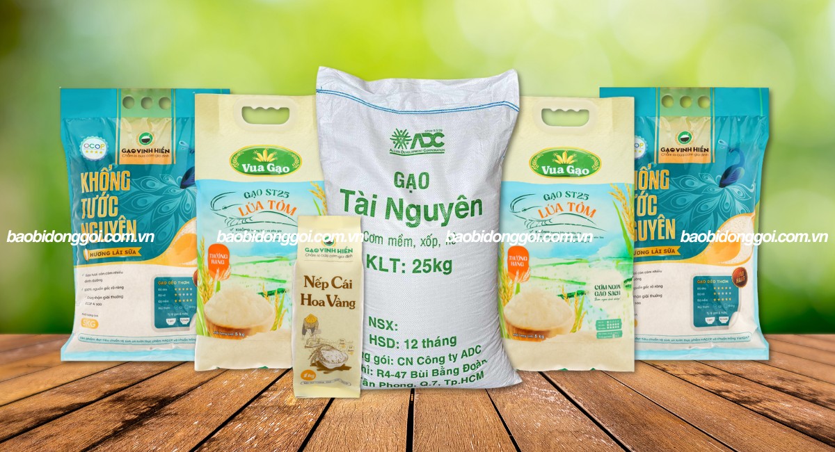 Chất liệu bao bì gạo