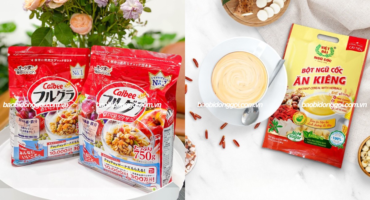 Kích thước bao bì ngũ cốc