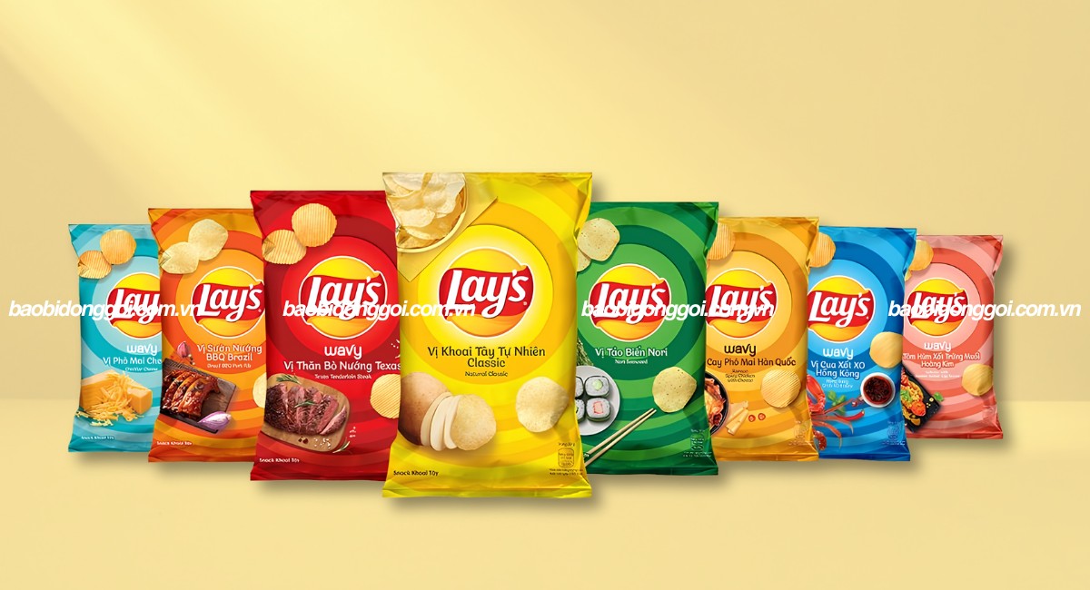 Kích thước bao bì snack