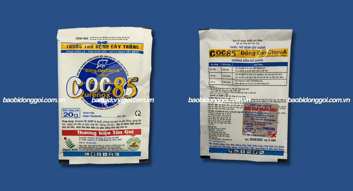 In bao bì thuốc bảo vệ thực vật