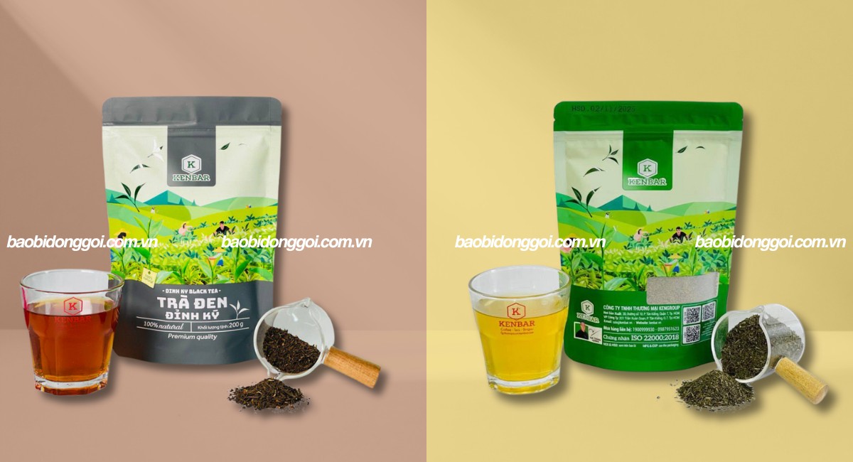 Kích thước bao bì trà