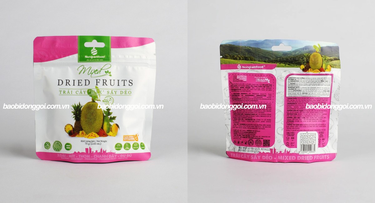 In bao bì trái cây sấy