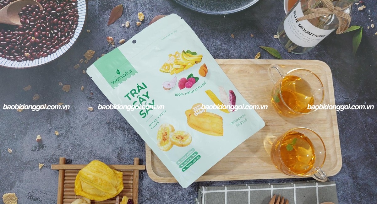 Túi zip đựng trái cây sấy