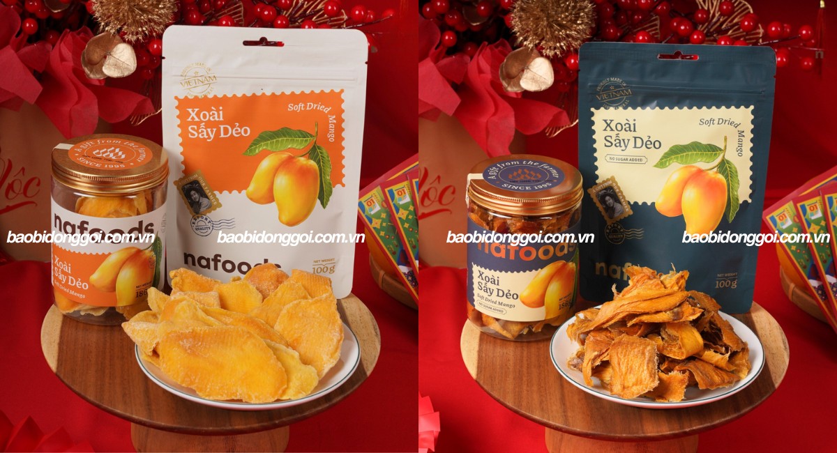 Bao bì xoài sấy dẻo