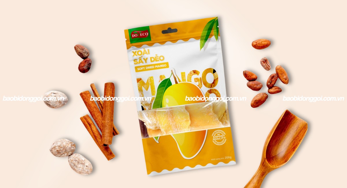 Bao bì xoài sấy dẻo