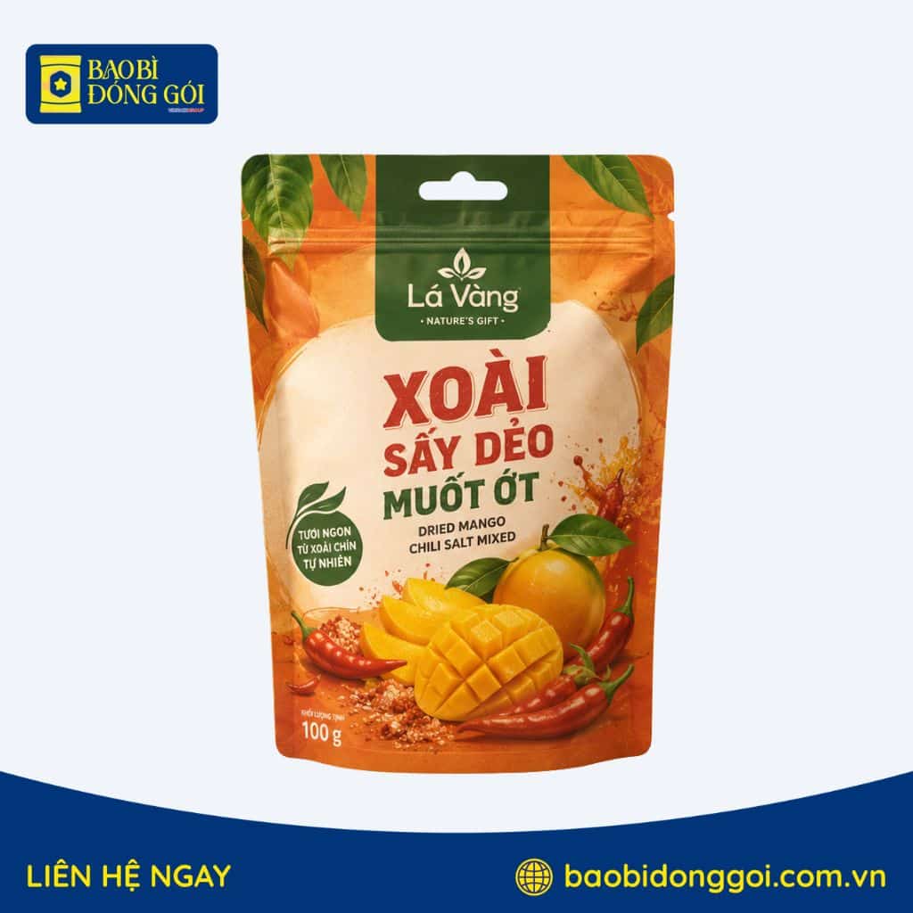Bao bì xoài sấy dẻo