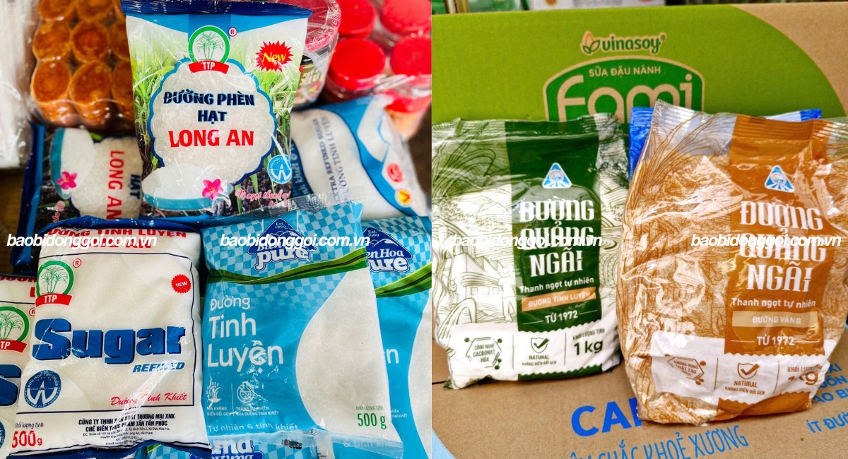 Kích thước túi đựng đường