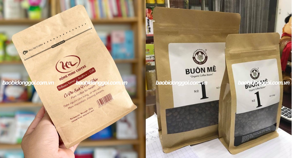 Túi zip giấy 8 cạnh