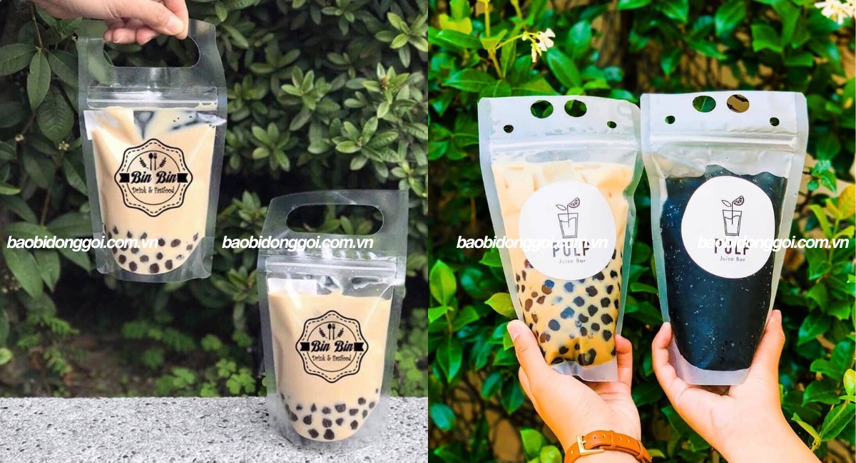 Túi zip đựng trà sữa