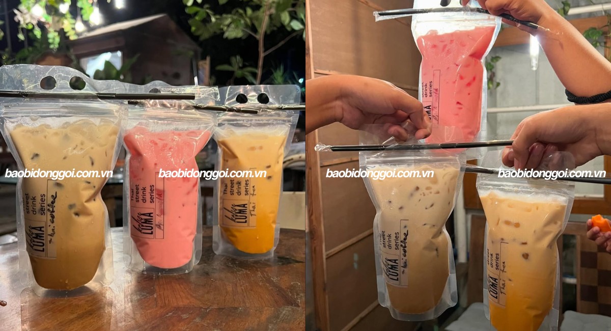 Túi zip đựng trà sữa