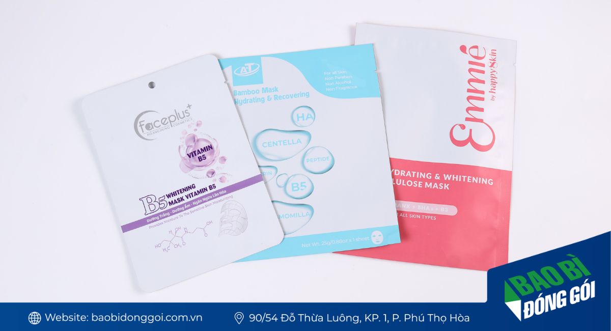 Mẫu bao bì mặt nạ