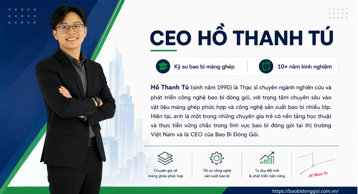 CEO Bao Bì Đóng Gói Hồ Thanh Tú