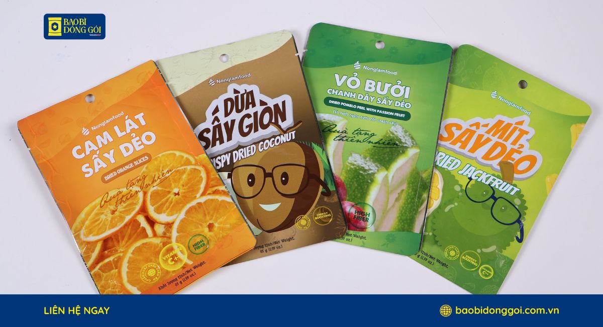 Bao bì đóng gói đựng bánh kẹo