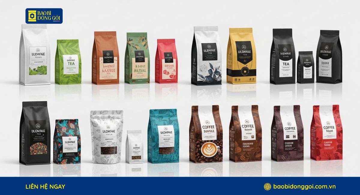 màng ghép bao bì trà cà phê