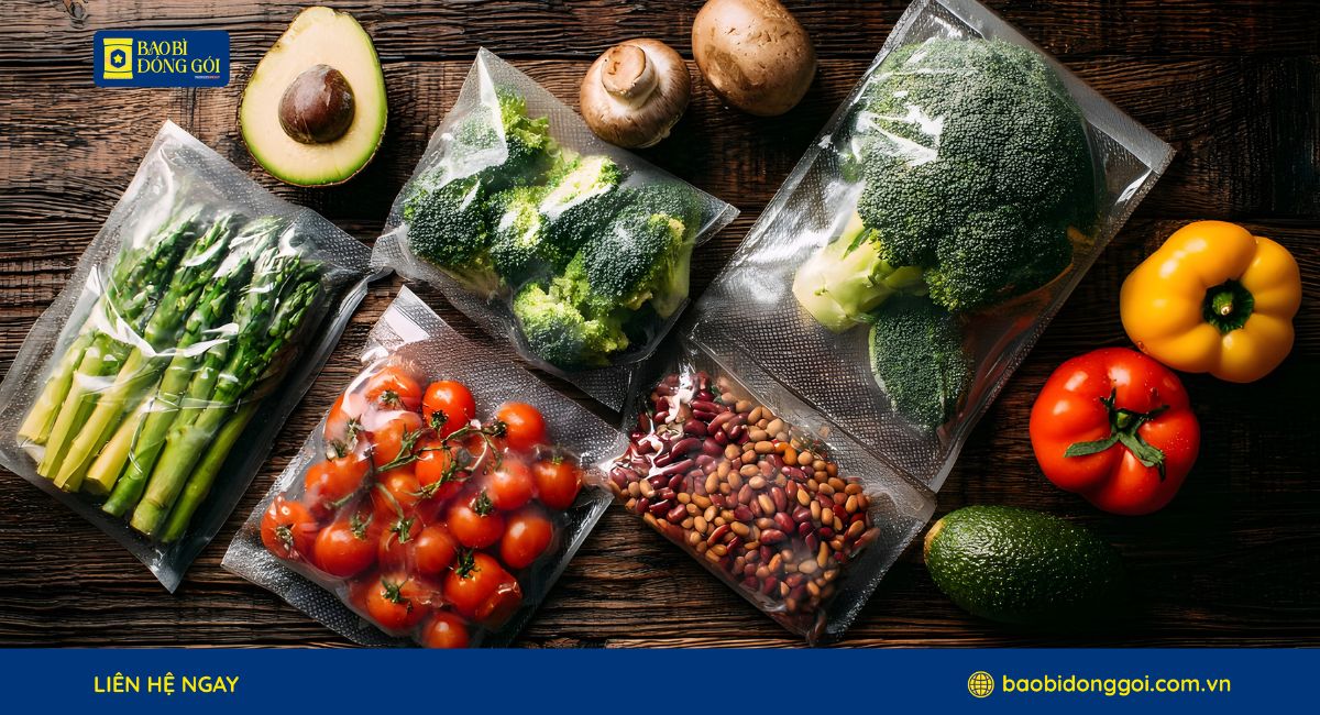 màng ghép túi hút chân không đựng thực phẩm
