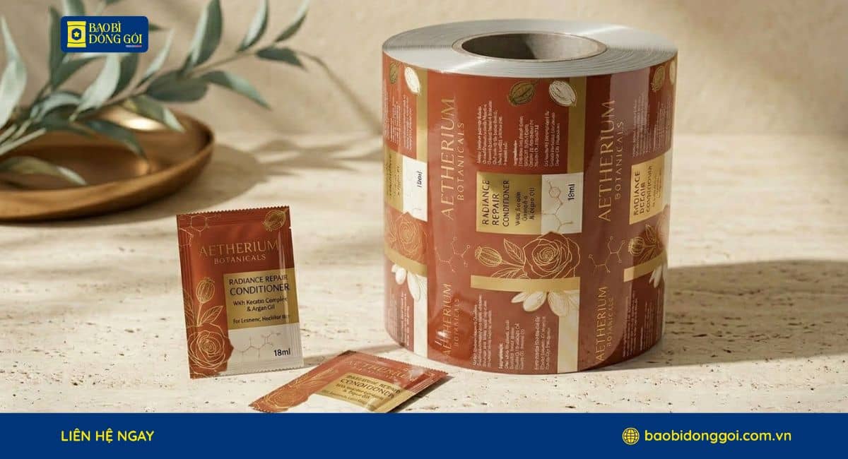 Bao bì dầu xả in sắc nét chất lượng cao