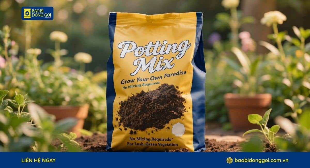 Bao bì nông nghiệp màng ghép chống ẩm bền chắc đựng đất trồng