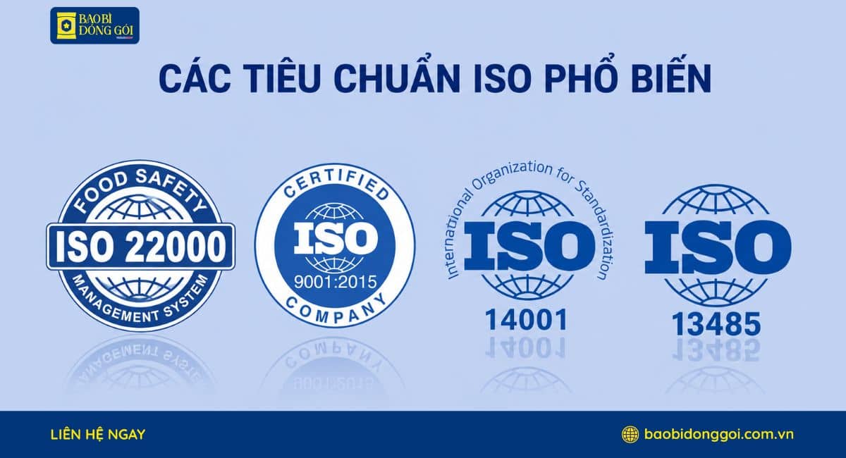 Các tiêu chuẩn ISO phổ biến