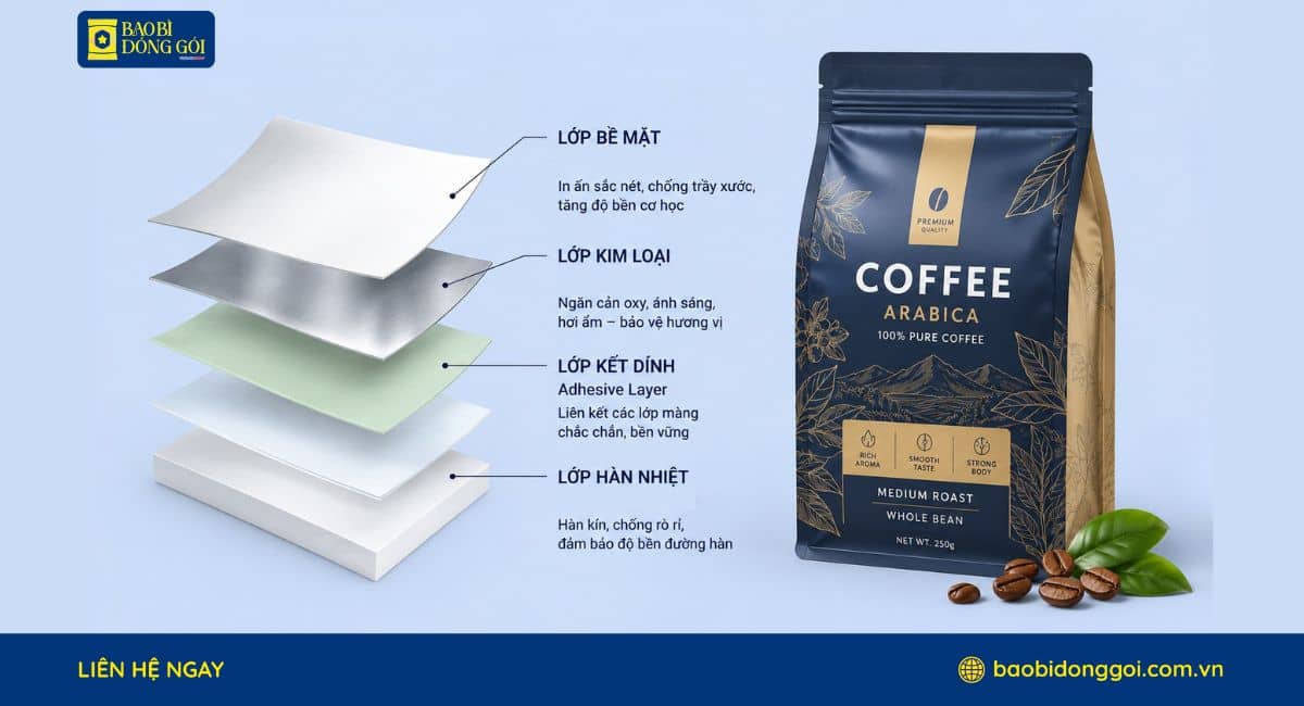 Các Phương Pháp Ghép Màng Trong Bao Bì Màng Ghép Nhiều Lớp