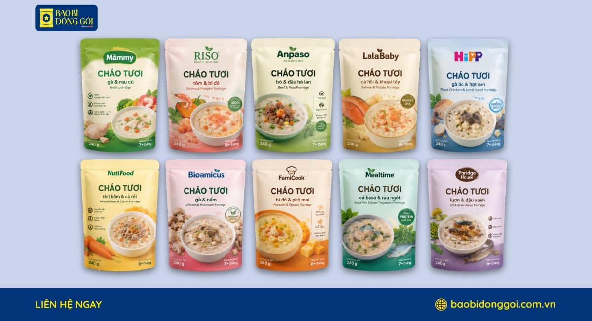 Ứng dụng phổ biến của bao bì retort