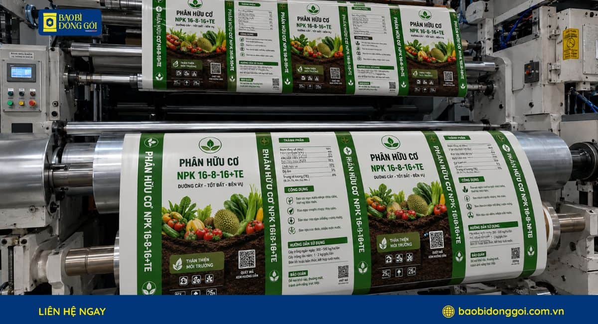 In trục đồng bao bì nông nghiệp