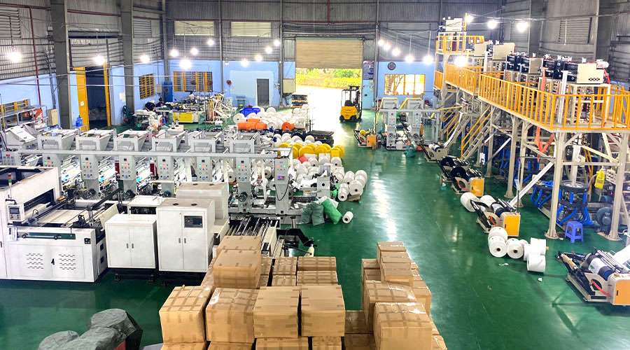 Hình ảnh tổng quan nhà xưởng của Bao Bì Đóng Gói