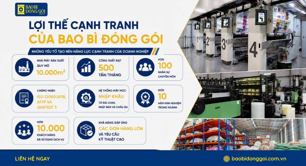 Lợi thế cạnh tranh của Bao Bì Đóng Gói
