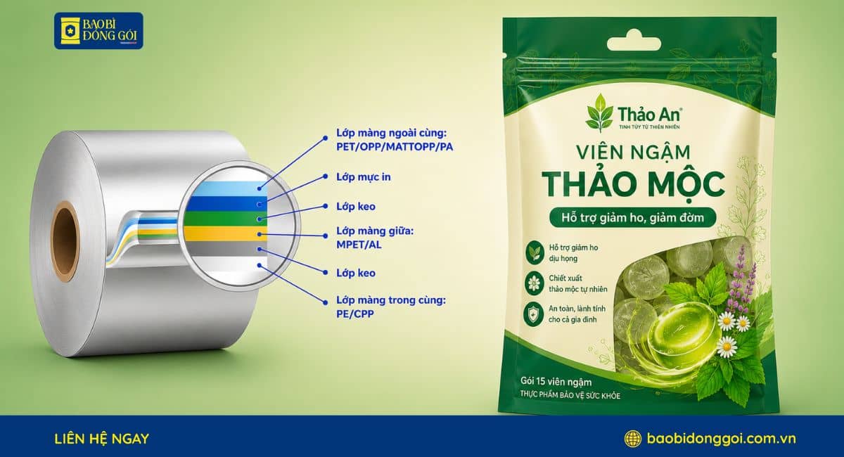 Công nghệ ghép màng bao bì dược phẩm y tế