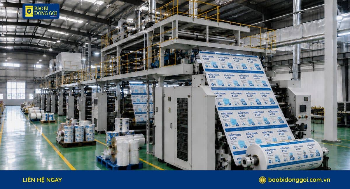 Xưởng sản xuất và in bao bì dược phẩm y tế