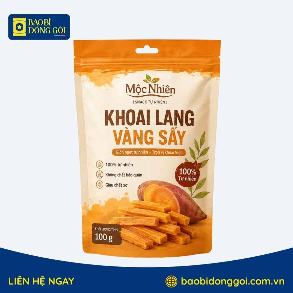 Bao Bì Khoai Lang Sấy