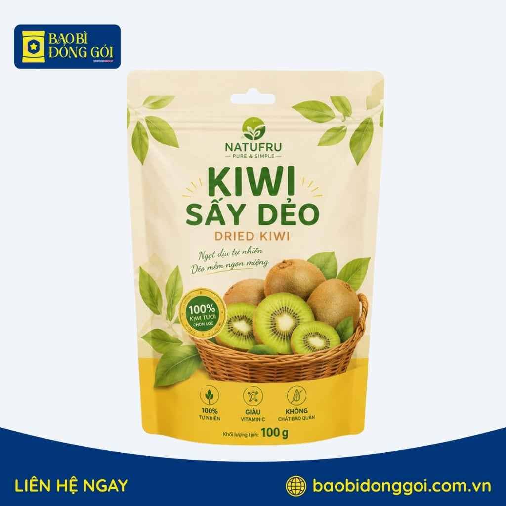 Bao Bì Kiwi Sấy