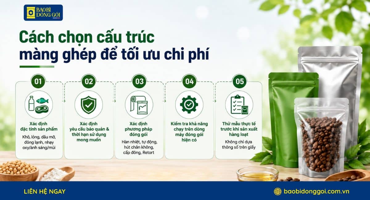 Cách chọn cấu trúc màng ghép tối ưu chi phí
