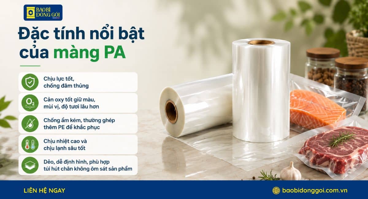 Đặc tính nổi bật của màng PA