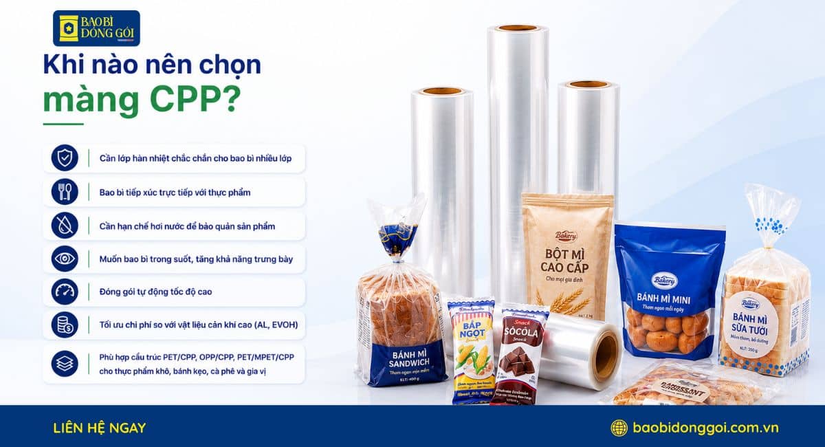Khi nào nên chọn màng CPP