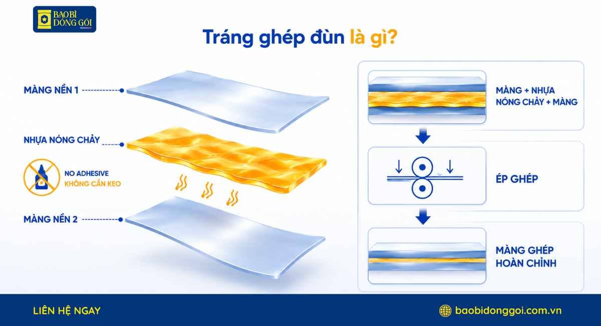 Đinh nghĩa về tráng ghép đùn