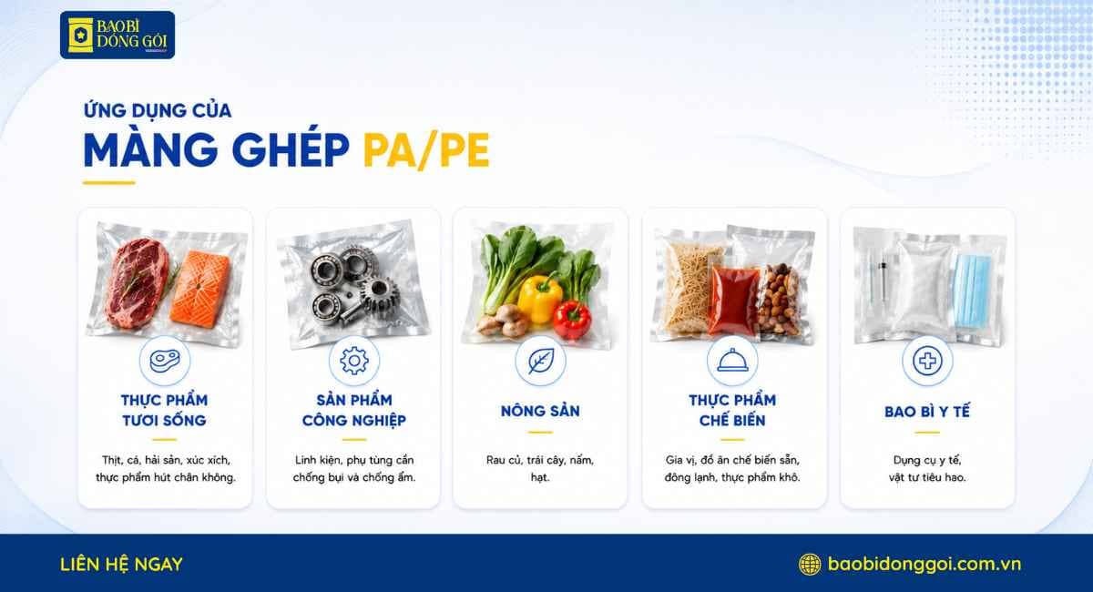 Ứng dụng của màng ghép PA/PE
