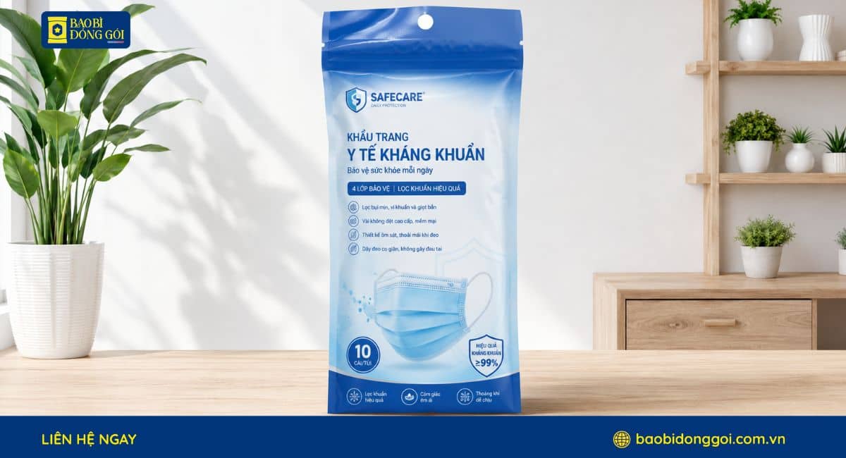 Vì sao doanh nghiệp cần đầu tư bao bì khẩu trang chất lượng