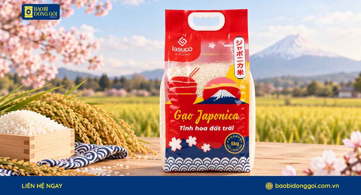 Dự Án Bao Bì Gạo Japonica Cho Lasuco