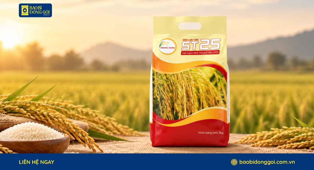 Dự Án Bao Bì Gạo Khang Hưng Cho Thiên Lộc Phú